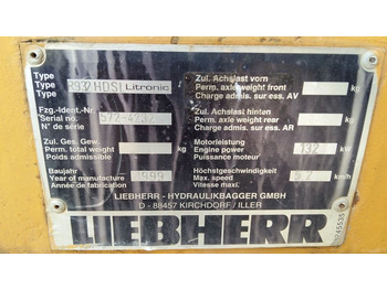 Crawler excavator LIEBHERR R932LI N/S: 572-4218 y 572-4232: picture 3 Crawler excavator LIEBHERR R932LI N/S: 572-4218 y 572-4232: picture 3