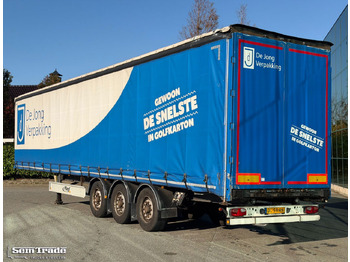Curtainsider semi-trailer Fliegl SDS 350 Lift Axle Disc Brakes Sliding Sides + Roof TOP Condition: picture 3