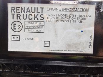 Engine for Truck Renault DTI11 380 EUVI Engine (Truck): picture 3