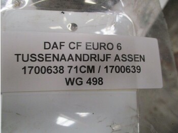 Drive shaft DAF 1700639 TUSSENAANDRIJFAS EURO 6: picture 2