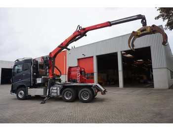 Timber truck, Crane truck Volvo FH16-750 / ENGINE RUNNING / 6x4 / RETARDER / BIG AXLE / VEB+ / PALFINGER FD250 / EURO-6 / 2016: picture 5