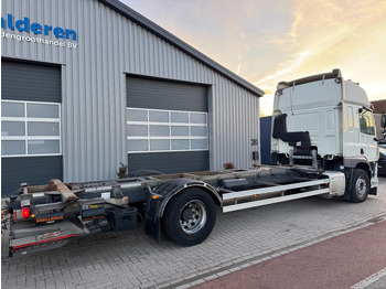 Container transporter/ Swap body truck DAF CF450 FA, BDF Rahmen, Jost Hubschwing, 2 x Talson Alu-Box: picture 3