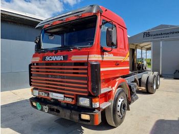 Cab chassis truck Scania 113 H 380 6X2 10 tyres - chassis: picture 1