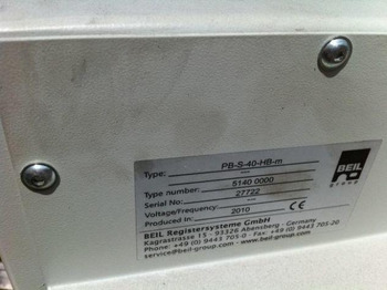 Printing machinery Hatchet PB S 40 pressure plate bending: picture 2