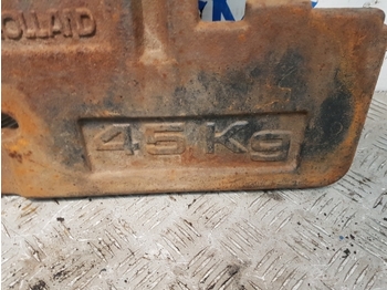 Counterweight New Holland Ts, Tm, T6, T7, T6000, T7000, Tsa  Front Weight 45 Kg 87353832: picture 3
