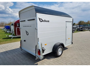 Closed box trailer DEBON C300 ALU + drzwi boczne 300x155 cm: picture 3