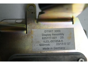 Dashboard for Material handling equipment Crown 825777-001 | Display software versie WT-Display-608 CROWN NT 3000 1LEL-001: picture 3
