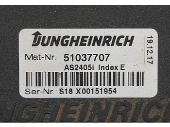 ECU for Material handling equipment Jungheinrich 51037707 | Rij regeling driving controller AS2405i index E Sw. 1.31: picture 2 ECU for Material handling equipment Jungheinrich 51037707 | Rij regeling driving controller AS2405i index E Sw. 1.31: picture 2
