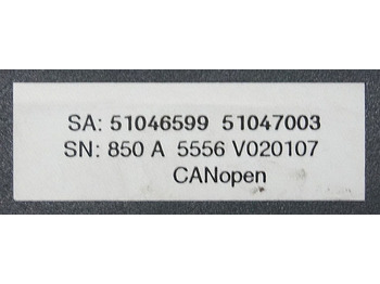 Dashboard for Material handling equipment Jungheinrich 51046599 | Battery indicator 51047003 SN:850A5556 V020107 CANopen: picture 3