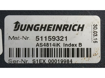 ECU for Material handling equipment Jungheinrich 51159321 | Rij/hef regeling drive/lifting controller AS4814Ik Index: picture 4