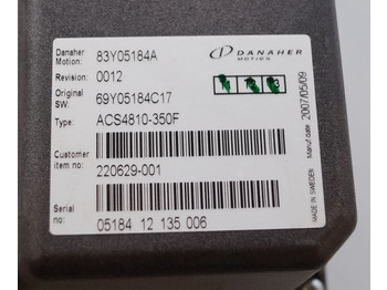 ECU for Material handling equipment Toyota/BT 220629-001 | Danaher motion AC Superdrive motor controller 83Y05184A A Danaher motion AC Superdrive motor controller 83Y05184A ACS4810-350F Rev 0012 sn. 0518412135006: picture 2