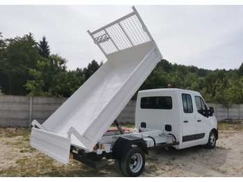 Tipper van Renault Master 2.3dCi-130KM Brygadówka wywrotka 48.800km przebieg kiper doka Dubel klimatyzacja: picture 4