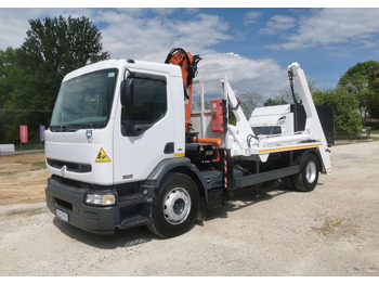 Skip loader truck RENAULT Premium 270