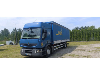 Curtainsider truck RENAULT Premium