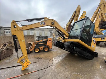 Crawler excavator Japan CAT 306E 306E2 306D 305.5 307 308 excavator 95% new retro CAT 305.5 5.5tons with mini excavator bucket: picture 4