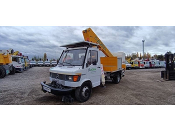 Truck mounted aerial platform Mercedes-Benz 410D Weberlift WL 1.950 EG - 19,5m, 200 kg: picture 2 Truck mounted aerial platform Mercedes-Benz 410D Weberlift WL 1.950 EG - 19,5m, 200 kg: picture 2