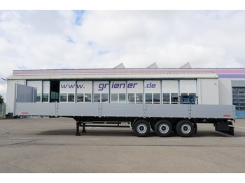 Dropside/ Flatbed semi-trailer Kögel SN24/ BW 800 mm/144 x rungent. BPW/ LENKACHSE: picture 4