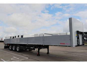 Dropside/ Flatbed semi-trailer Kögel SN24/ BW 800 mm/144 x rungent. BPW/ LENKACHSE: picture 2