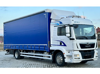 Curtainsider truck MAN TGM 15.290