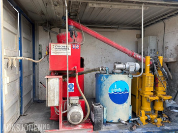 Construction equipment komplett grout/gyse og blandesystem montert i fots container: picture 2