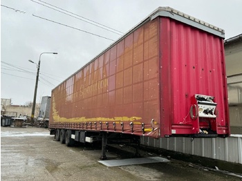Curtainsider semi-trailer Krone BPW ECO PLUS MEGA - Hidraulic Upper Cover Lift: picture 4