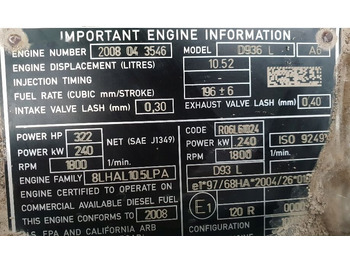 Engine for Wheel loader Liebherr D936L A6: picture 2 Engine for Wheel loader Liebherr D936L A6: picture 2