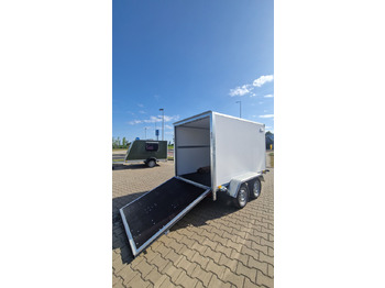 Closed box trailer Nowa Przyczepa Furgon Kontener transportowy ABS 250 z rampą: picture 4
