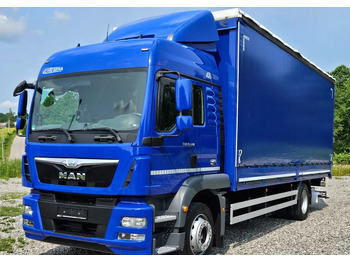 Curtainsider truck MAN TGM 18.340
