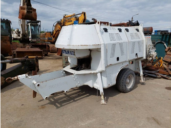 Stationary concrete pump