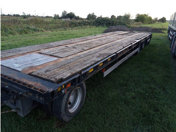 Dropside/ Flatbed trailer Langendorf 3 Achser Anhänger 9,4m Aufbau: picture 2