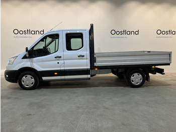 Flatbed van, Combi van Ford Transit 2.0 TDCI L3H1 130 PK DC Dubbel Cabine Trend Open Laadbak / Euro 6 / Airco / Cruise Control / Trekhaak / CarPlay / 23.600 KM !! / BPM VRIJ !!: picture 2