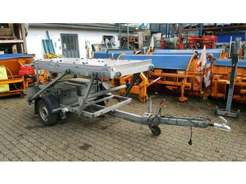 Construction equipment, Trailer Trebbiner VWT E Verkehrsleittafel Verkehrsleitanhänger Nissen: picture 5