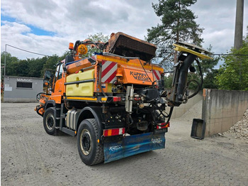 Snow removal vehicle Unimog U400 2013 405/10 405/12 NKS-Z-UGN-43K Bluetec 5 Mercedes-Benz  UGE UGN Mulag MKM700 Mähausleger Böschungsmäher Böschungsmulcher Küpper-Weisser IMS Salzstreuer: picture 4