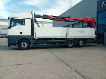 Dropside/ Flatbed truck, Crane truck MAN TGX 26.460 6×2, Palfinger Crane PK 18001L: picture 2 Dropside/ Flatbed truck, Crane truck MAN TGX 26.460 6×2, Palfinger Crane PK 18001L: picture 2