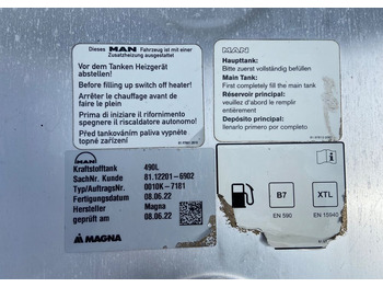 Fuel tank for Truck Zbiornik paliwa MAN TGX TGS 490 litrów bak: picture 5