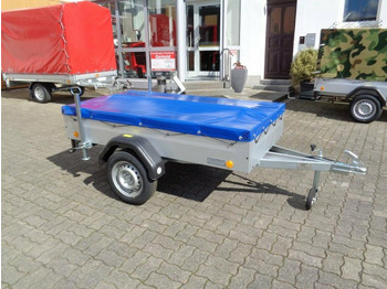 Car trailer PKW Anhänger, 750 kg, Flachplane, Stützen, 100 km/h: picture 3