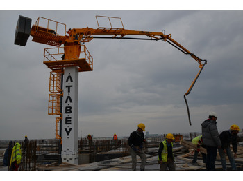 Stationary concrete pump