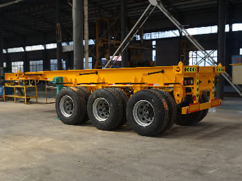 Chassis semi-trailer for transportation of containers TITAN 20 ft Shipping Container Trailer for Sale in Jamaica: picture 4