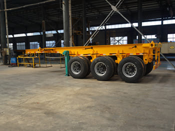 Chassis semi-trailer for transportation of containers TITAN 20 ft Shipping Container Trailer for Sale in Jamaica: picture 3