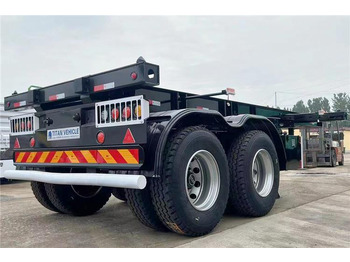 Chassis semi-trailer for transportation of containers TITAN In Stock 20 ft Shipping Container Trailer for Sale In Ghana: picture 4