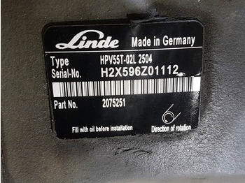 Leasing of Linde HPV55-02L - Vögele - 2075251 -Drive pump/Fahrpumpe Linde HPV55-02L - Vögele - 2075251 -Drive pump/Fahrpumpe: picture 2