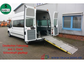 Minibus, Passenger van Ford Transit 125T300 6 Sitze & Rollstuhlrampe 1.Hand: picture 1