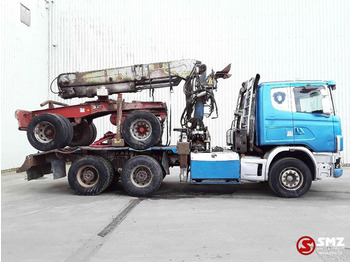 Tractor unit Scania 164 L 580 Loglift 251s 84 A: picture 4