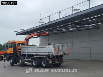 Tipper, Crane truck MAN TGS 35.400 8X4 Palfinger PK16001 K Kran Crane Retarder Big-Axle 2-Way tipper Euro 6: picture 2