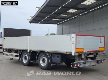 Dropside/ Flatbed trailer Wecon PC 2 axles Kooi aap Lift-Axle: picture 2