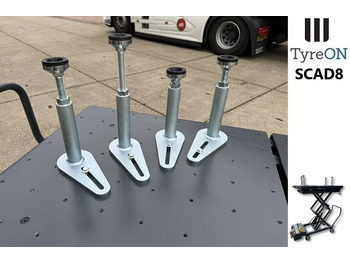 Workshop equipment SCAD8 adapter 8-piece set - height adjustable: picture 5