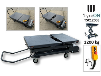 Workshop equipment TSC1200E mobile EV battery lifting table - Mobile lifting table for engines, gearboxes, EV battery packs, transmissions andvehicle components - 230V mobile scissor lift table - 1200 kg - H192 c: picture 2