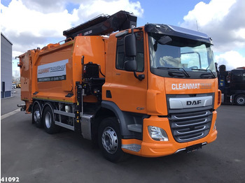 Garbage truck DAF FAN CF 340 Hiab 23 ton/meter laadkraan Welvaarts weighing system: picture 4