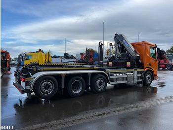 Hook lift truck, Crane truck DAF FAQ XD 450 8x2 Euro 6 HMF 28 Tonmeter laadkraan: picture 4 Hook lift truck, Crane truck DAF FAQ XD 450 8x2 Euro 6 HMF 28 Tonmeter laadkraan: picture 4