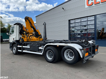 Hook lift truck, Crane truck DAF FAS 85 CF 410 Effer 16 Tonmeter laadkraan: picture 5